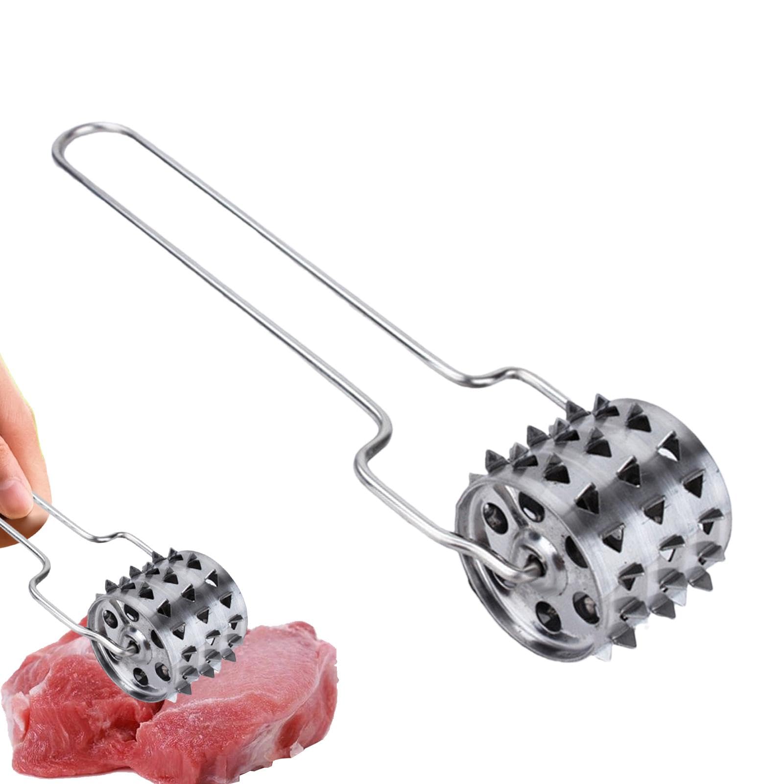 Amazon｜ミートテンダライザー 肉筋切り器 肉たたき ミートローラー 肉